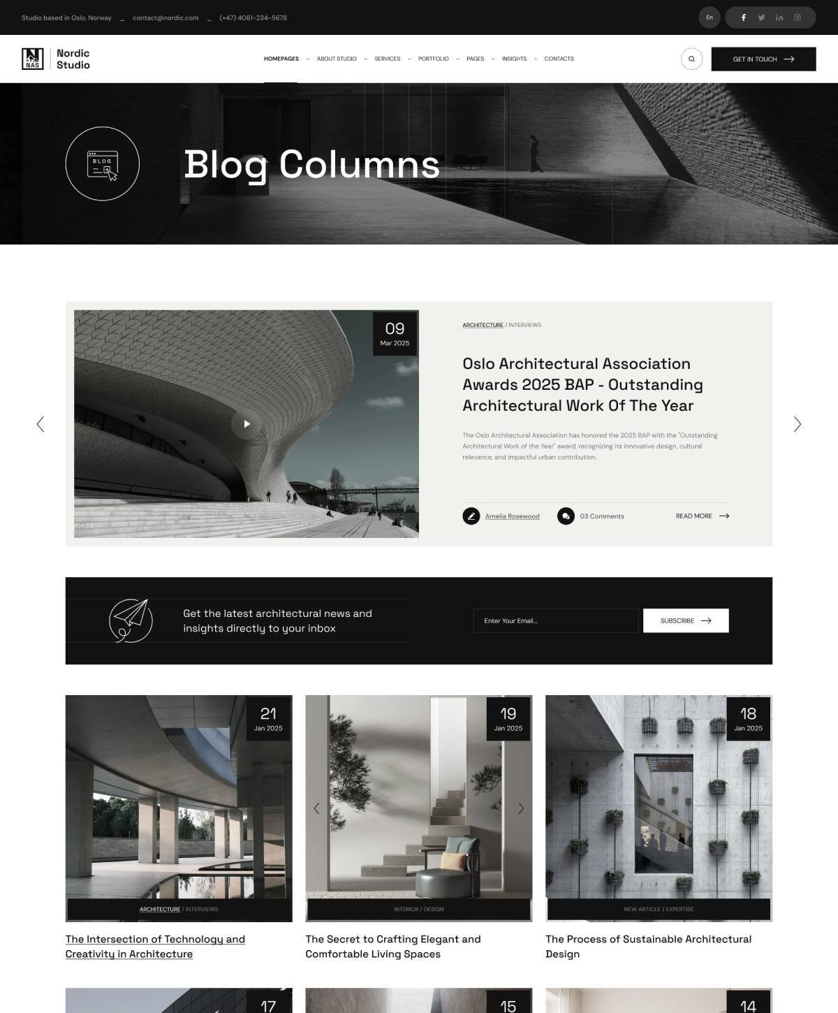 Blog Columns